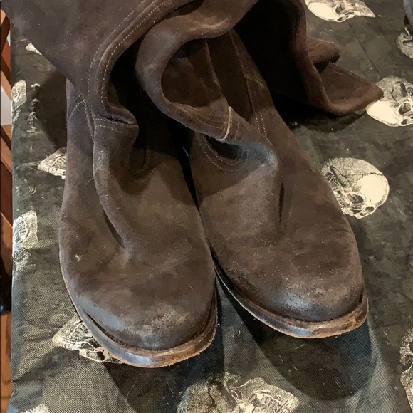 Amazing suede pirate boots - Picture 2 of 3